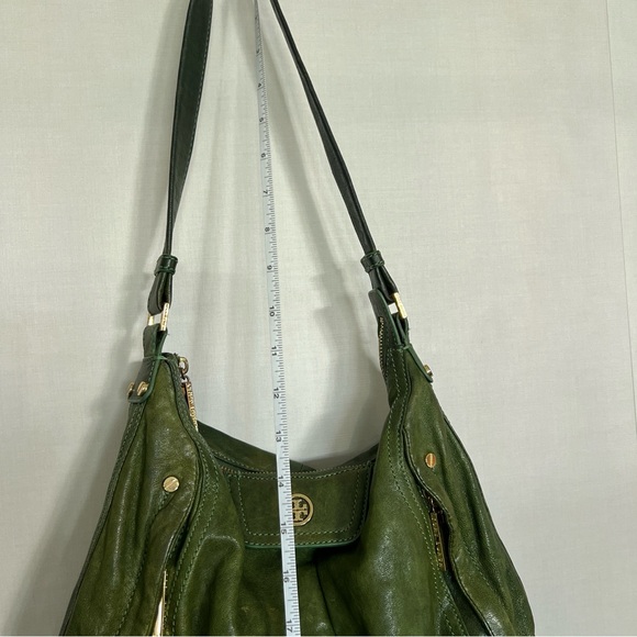 Tory Burch Green Leather Hobo - Picture 2 of 11